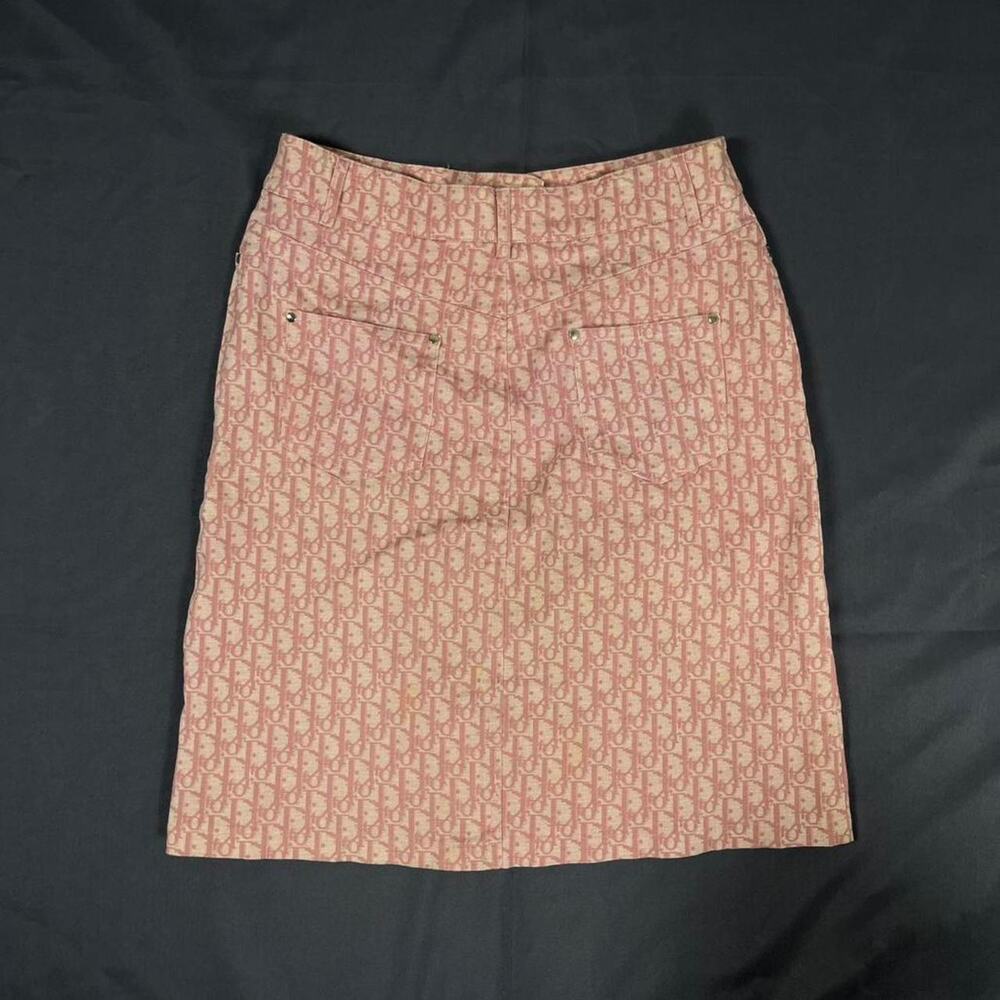 Christian Dior John Galliano Monogram AOP Medium Skirt - Picture 3 of 6